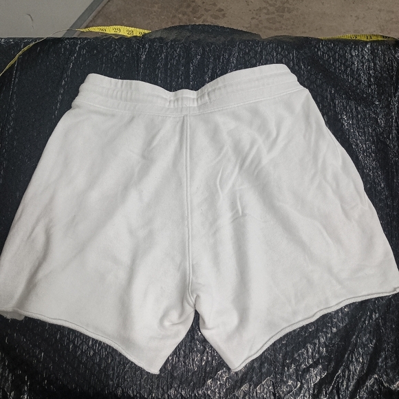 Hollister White Athletic Shorts with Drawstring Tie - Picture 4 of 12